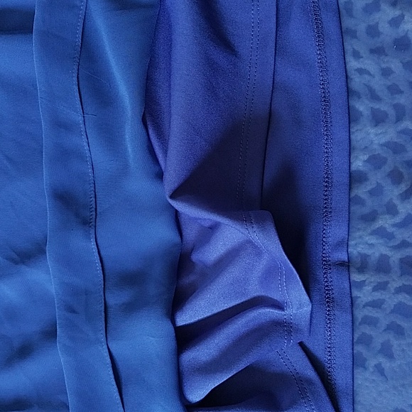 Cobalt Blue Flutter Sleeve Top - Picture 4 of 6